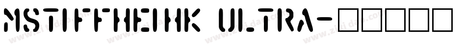 mstiffheihk ultra字体转换